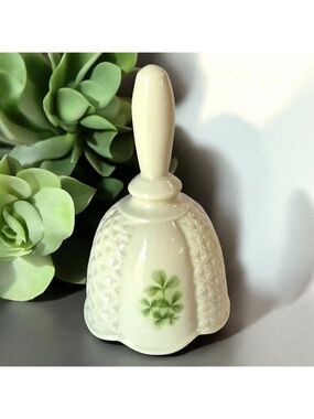 Donegal China Irish Parian Shamrock Bell Ireland